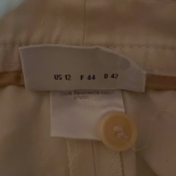 AKRIS PUNTO BEIGE WIDE LEG SIZE 12 - Picture 5 of 6